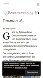 Mobile Screenshot of bestatterweblog.de
